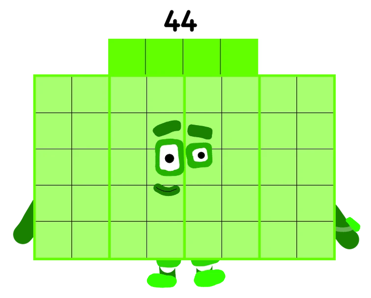 Updated the rest of the Numberblocks Green Level Four characters ...