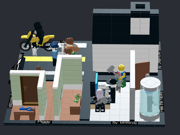 What do you think of my Lego Roblox Build so far?