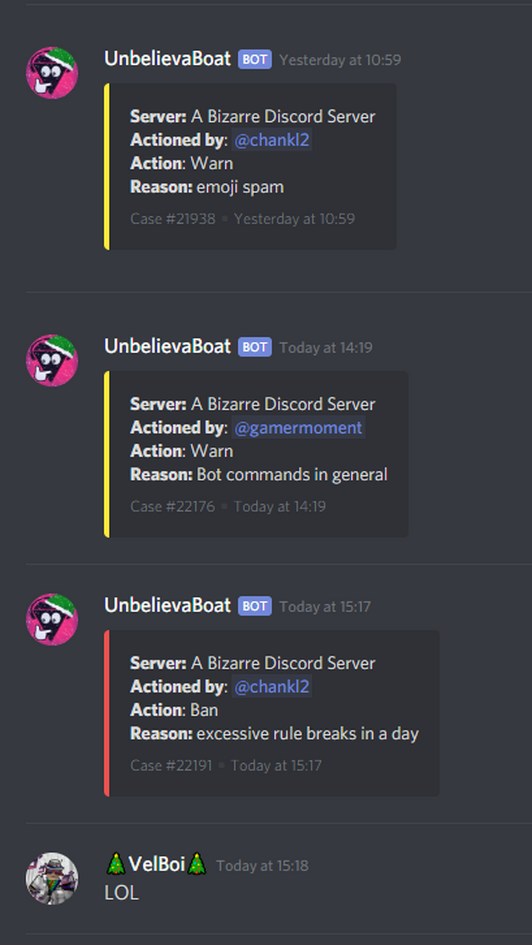 I Was Banned For 1 Warning Discord Not In Game Fandom - roblox trade discord servers