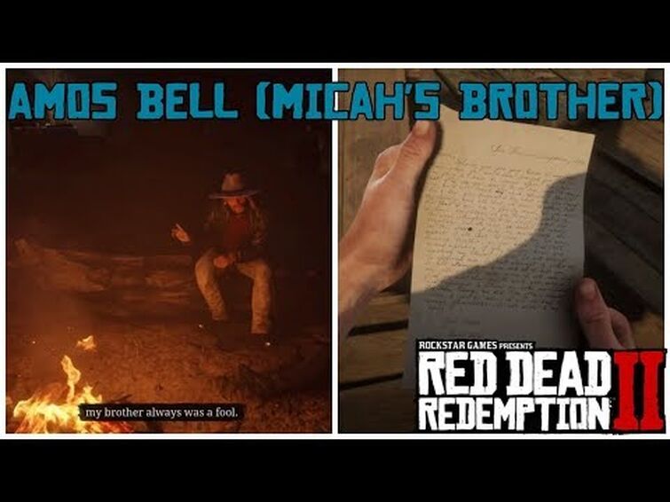 Amos Bell will Kill Micah If he sees Him | Red Dead Redemption 2