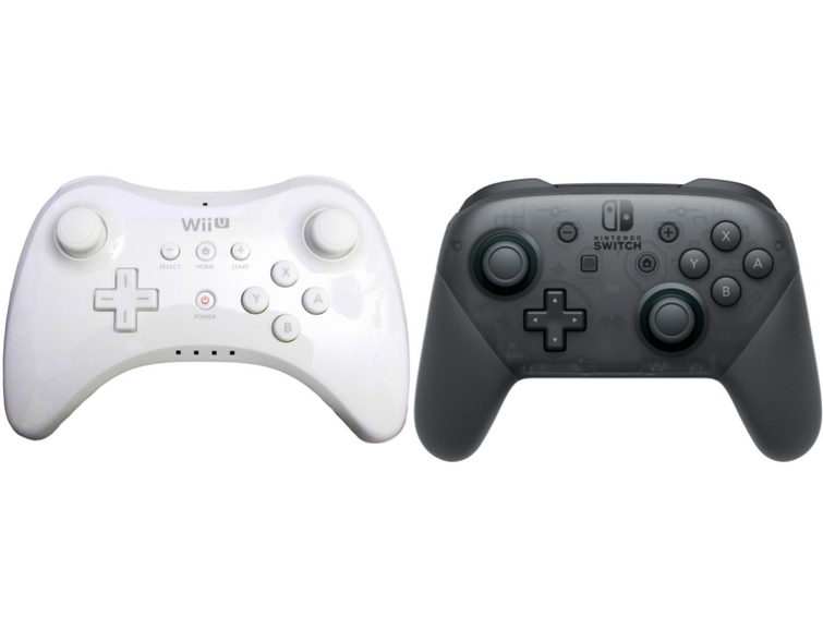 Can you use the switch shop pro controller on wii u