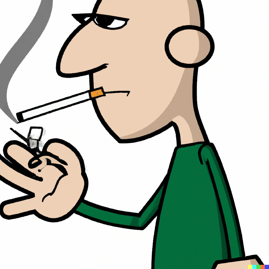 AI is getting more involved. Here's a text to art image of Baldi