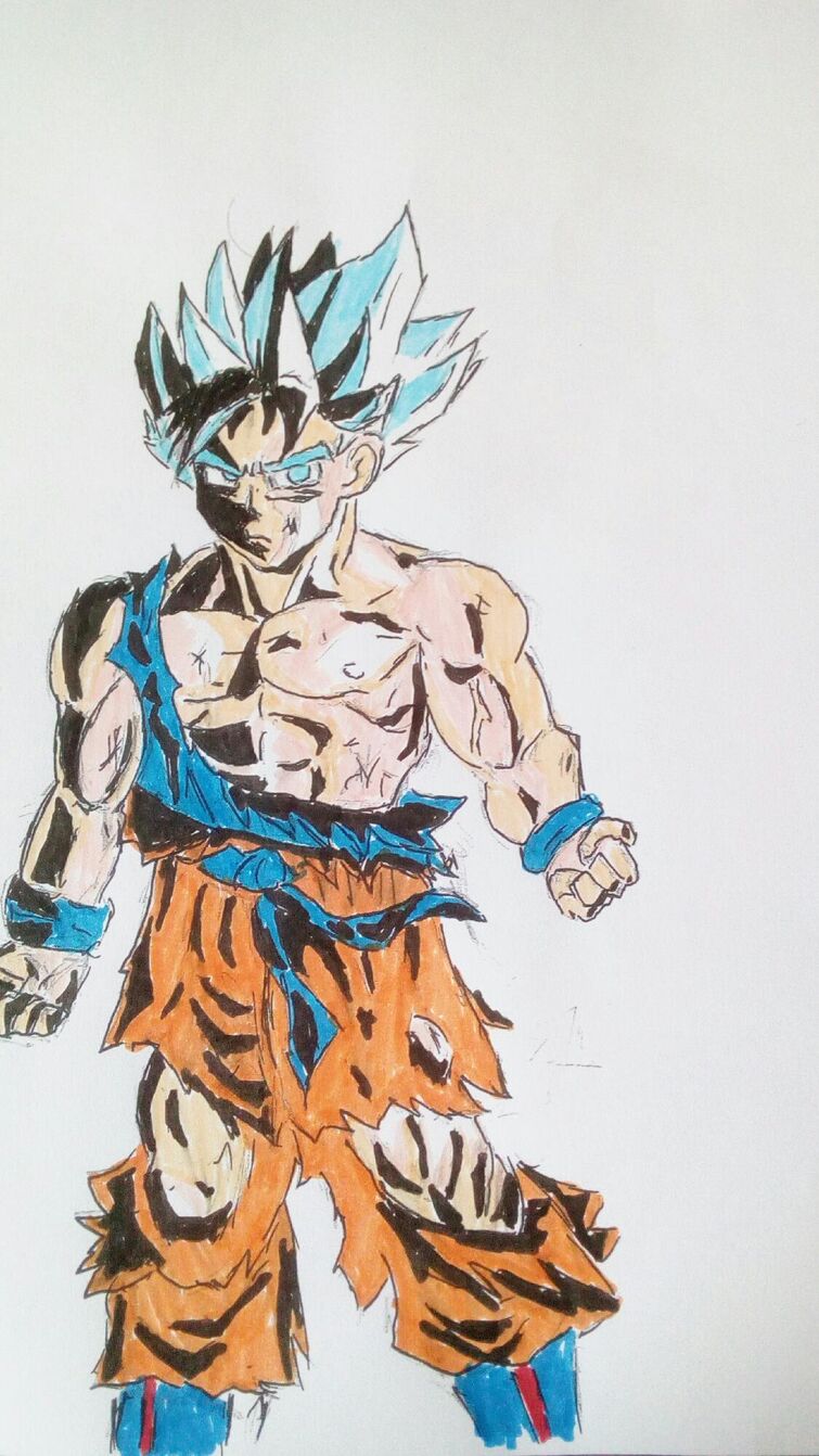 Dessin Son Goku Super Saiyan Blue Goku ssj blue | Fandom