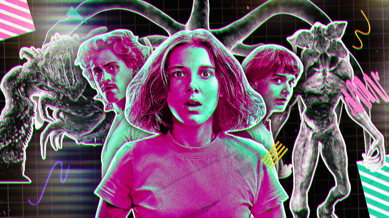 Alternate dimension mystery. Демопсы очень странные дела. Картинки крутые Horror Netflix Art 1280/720.