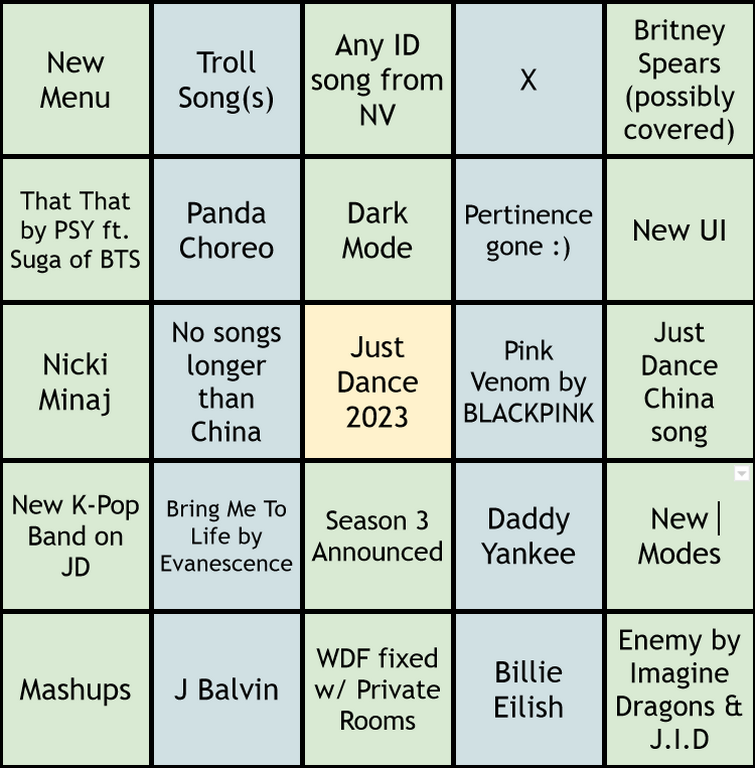 i-created-a-just-dance-bingo-sheet-fandom
