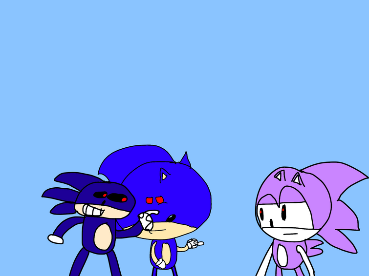 aradido drawings on Game Jolt: Sunky vs sanic