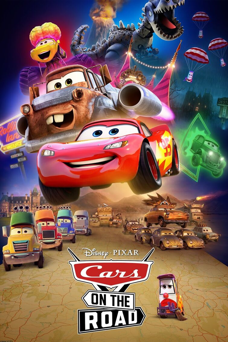 Cars on the Road' Official Title and Concept Artwork Revealed on Disney+  Day - Pixar Post