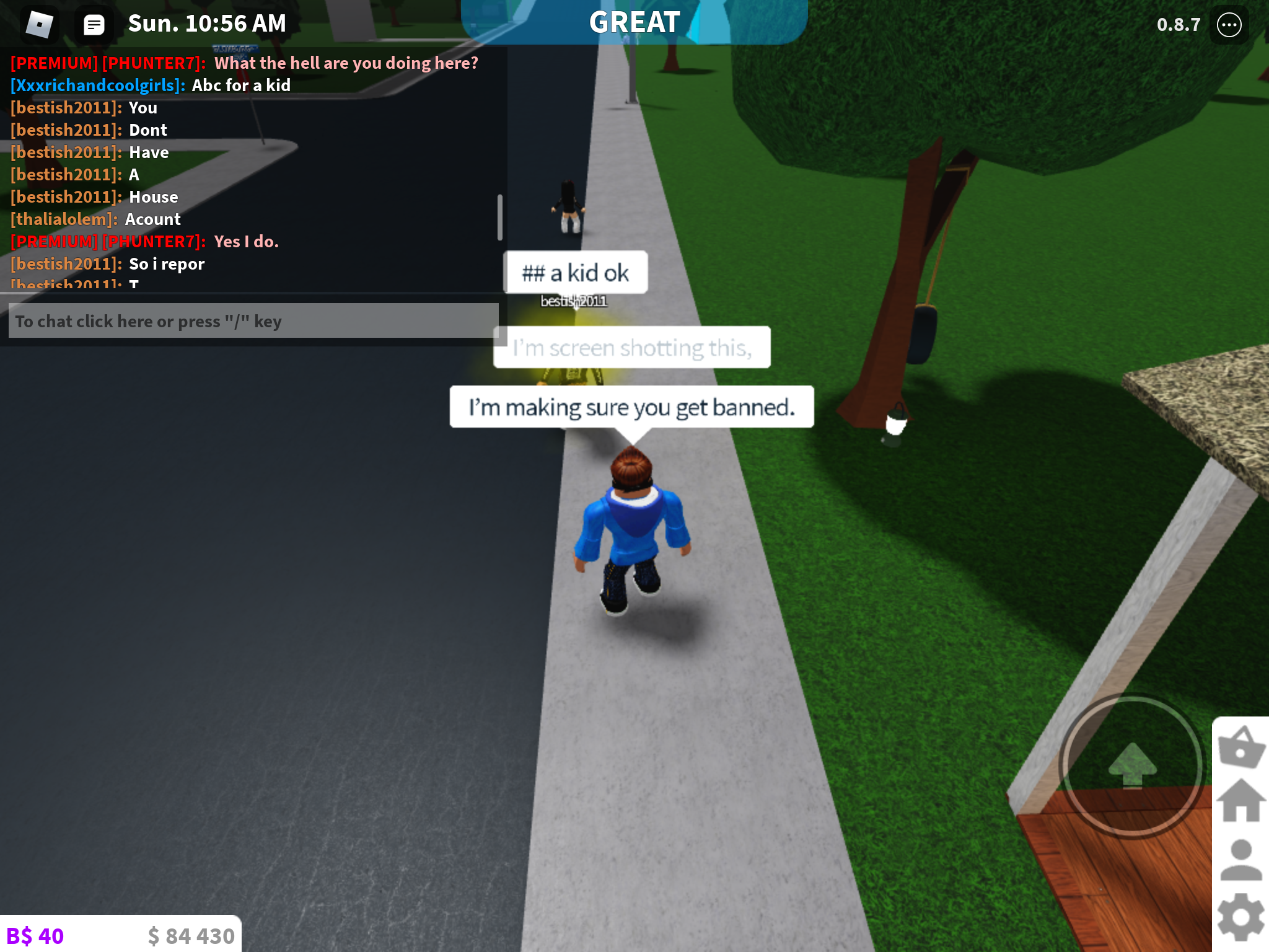 Roblox False Reporting