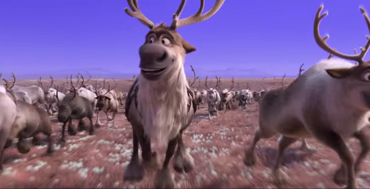 reindeer characters from frozen
