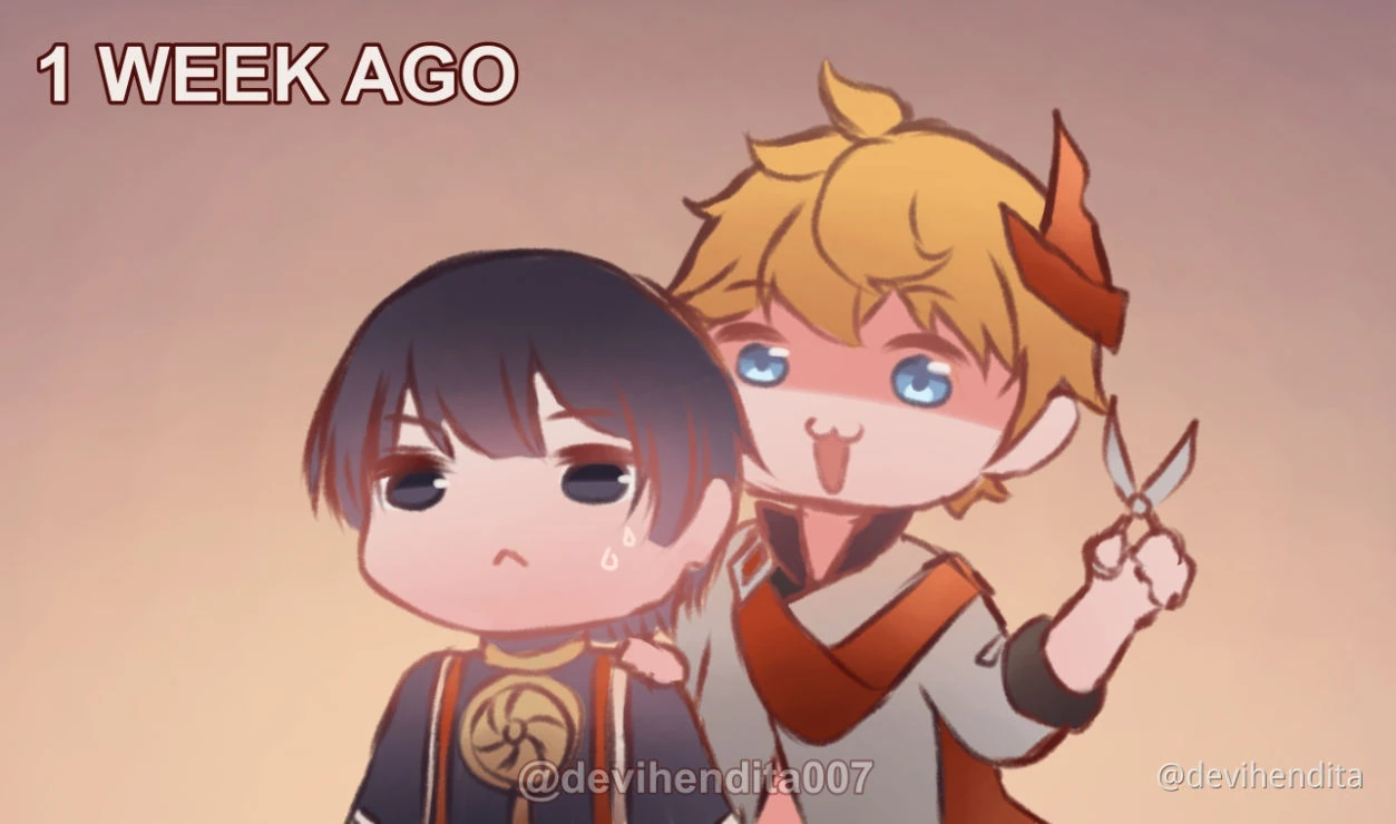 Bald Scaramouche Because I Said So Non Of The Art Is Mine Fandom