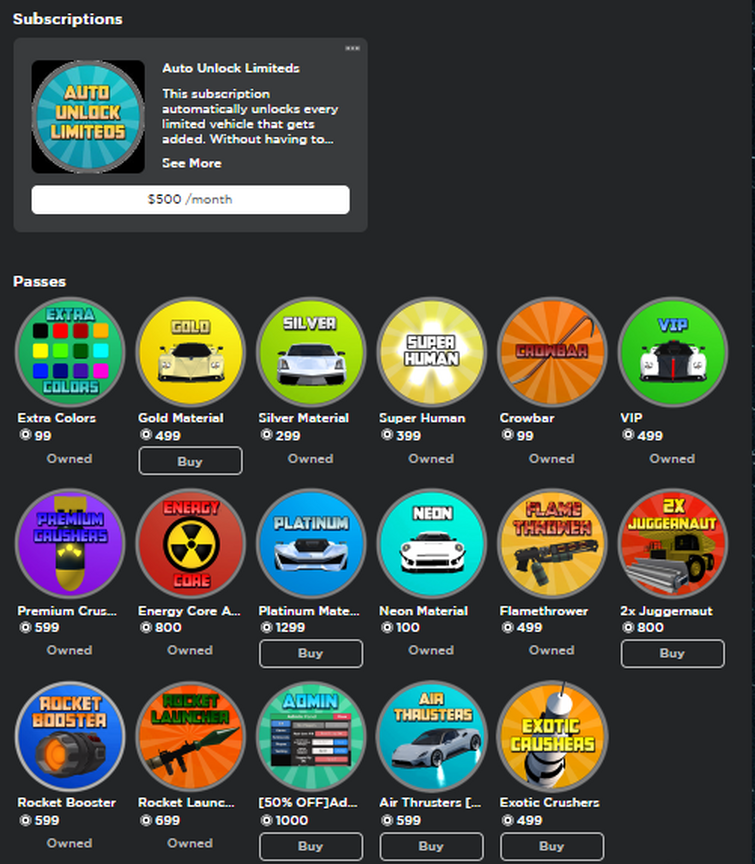 car crushers 2 weapons