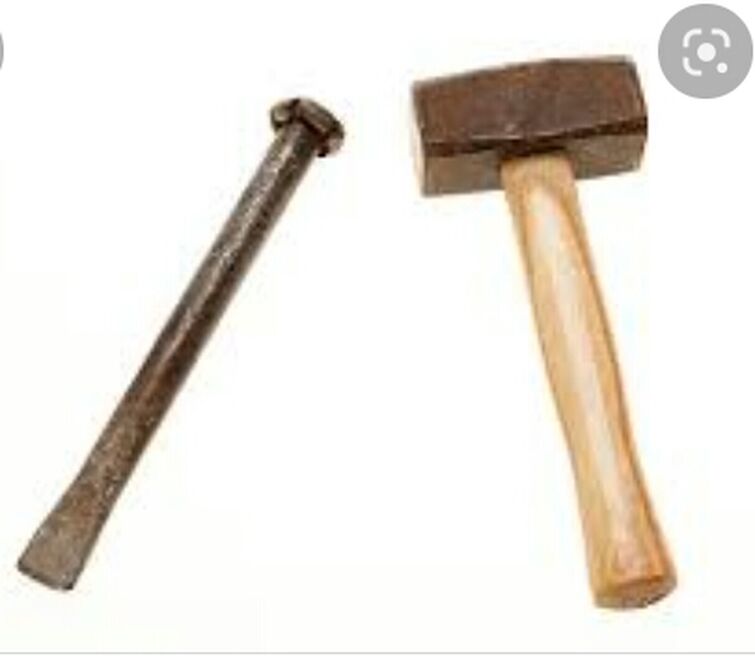 Fossil hammer 2024 and chisel