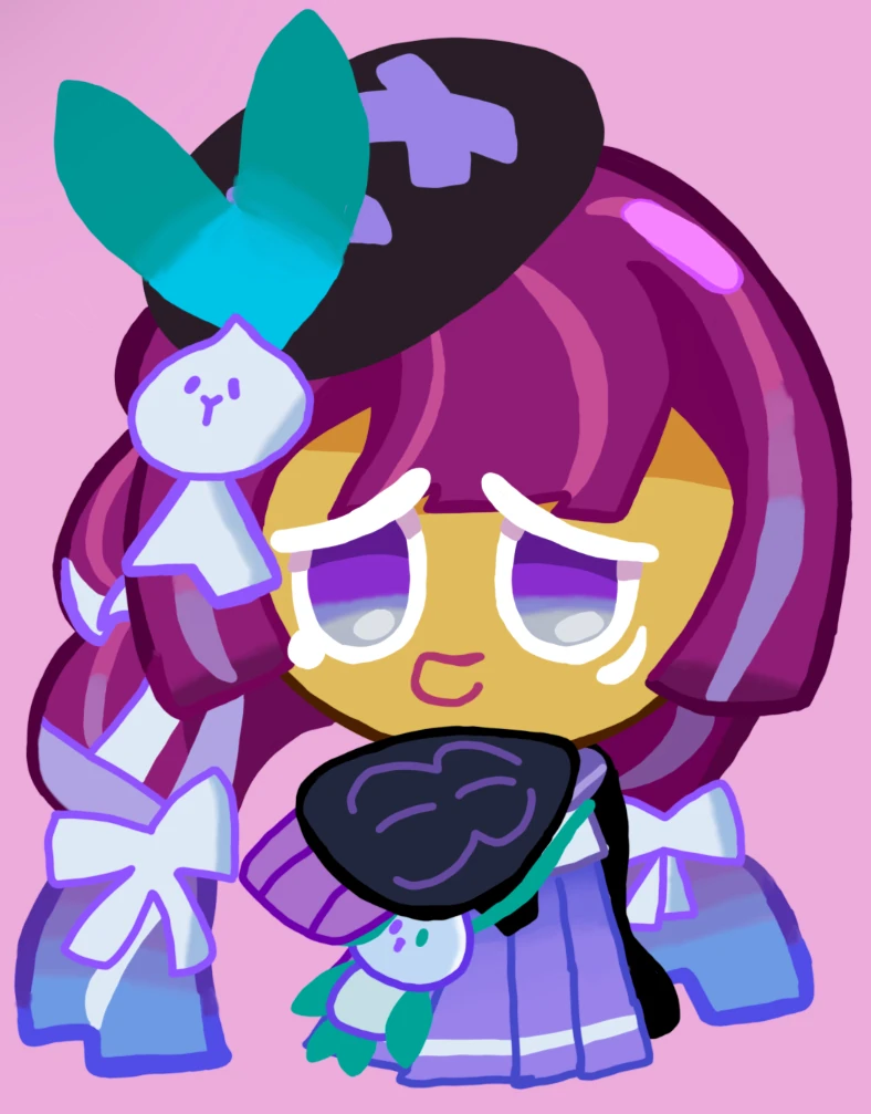 Onion Cookie’s Eerie Classroom Pupil costume from OvenBreak into