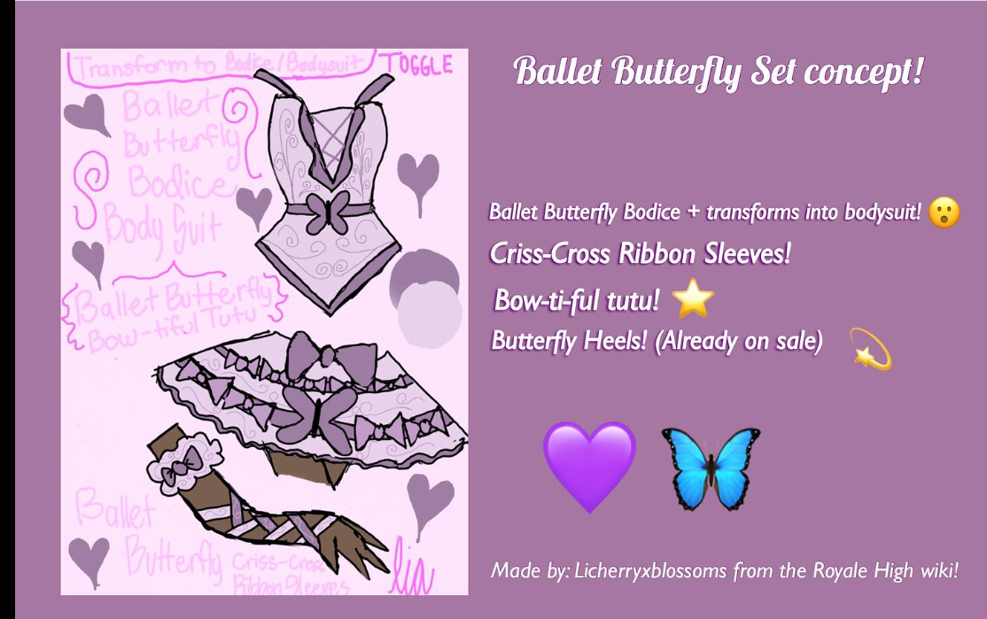 Butterfly Bodice Royale High