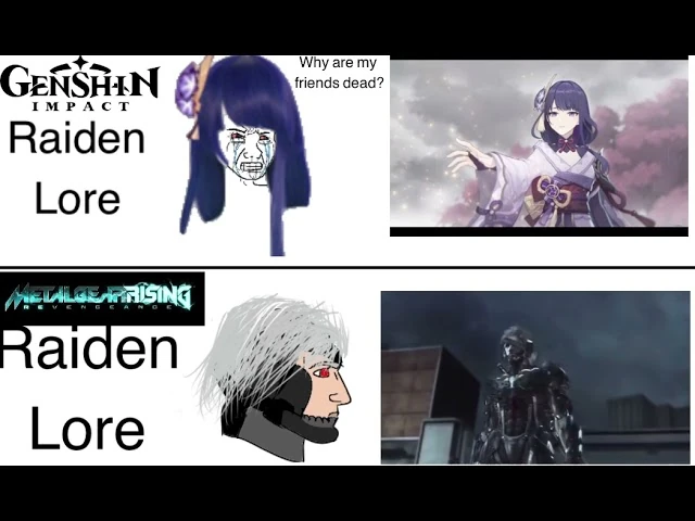Reject Raiden from Genshin, return to Raiden from Metal gear | Fandom