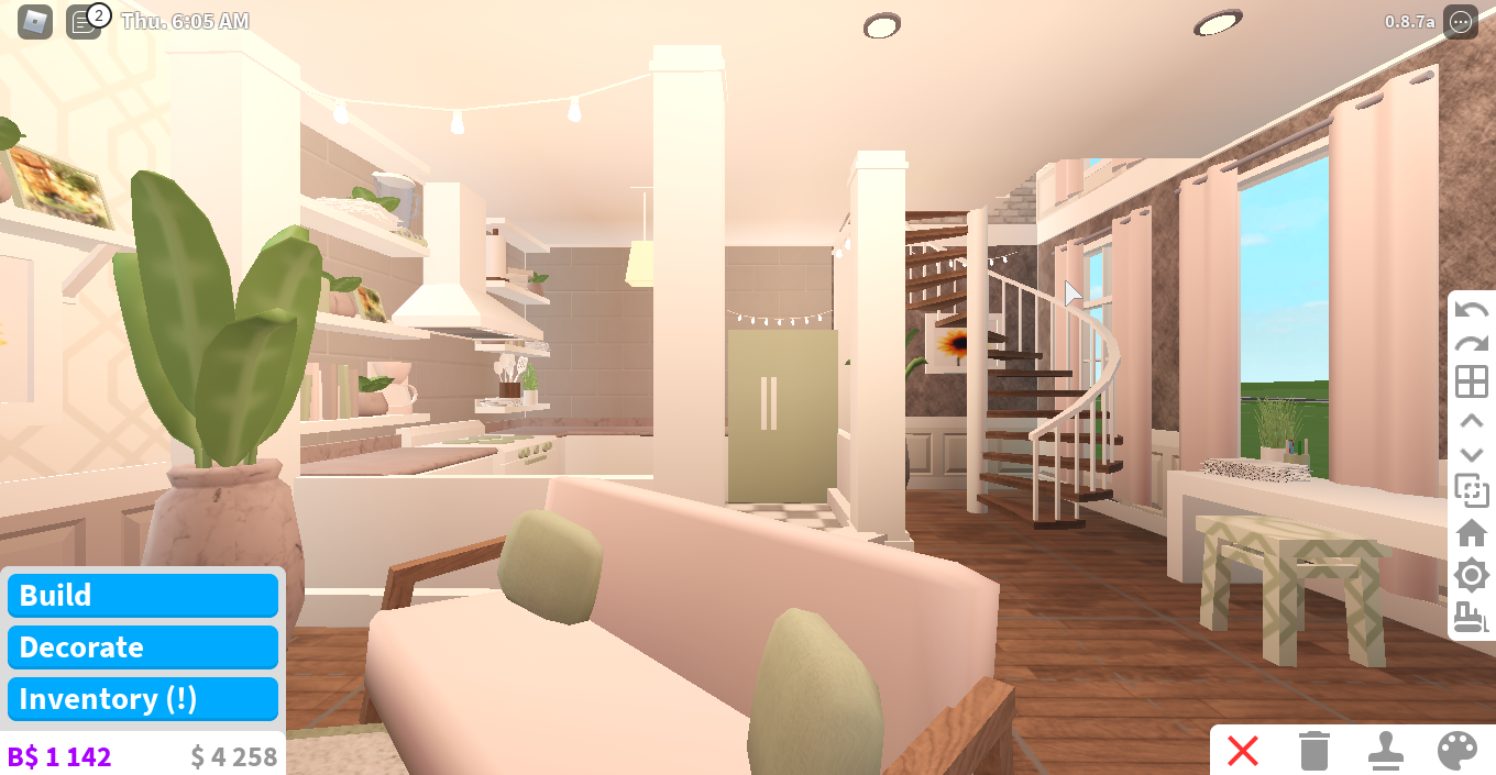 Plant Aesthetic Living Room Bloxburg