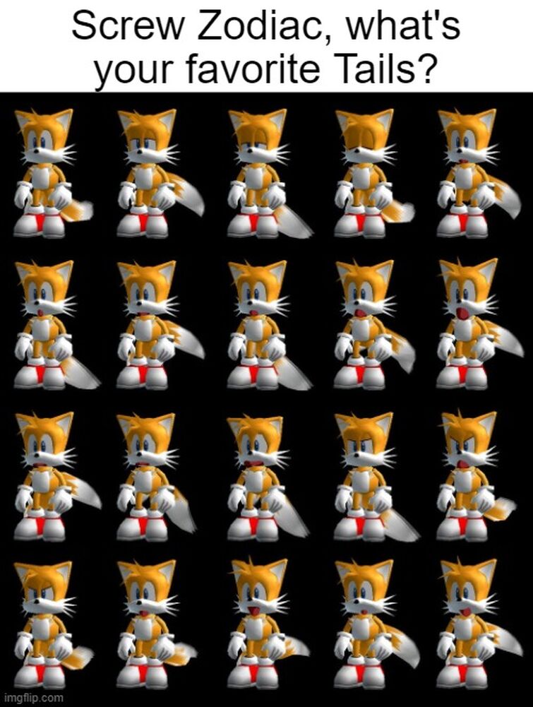 tails (SONIC BOOM) - Imgflip