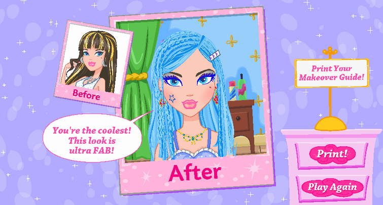 ever after high makeup games