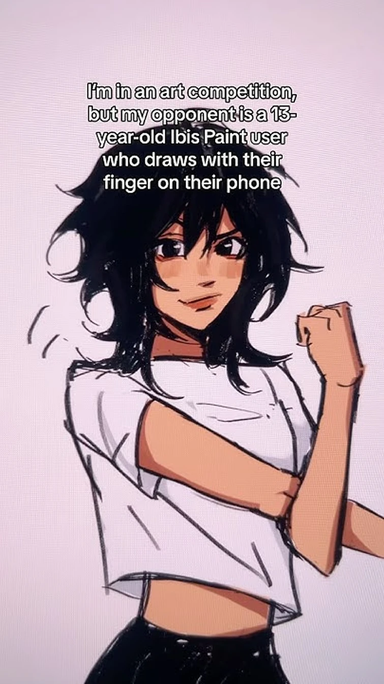 13 yr old IBIS paint users scare me #ibispaintx #art