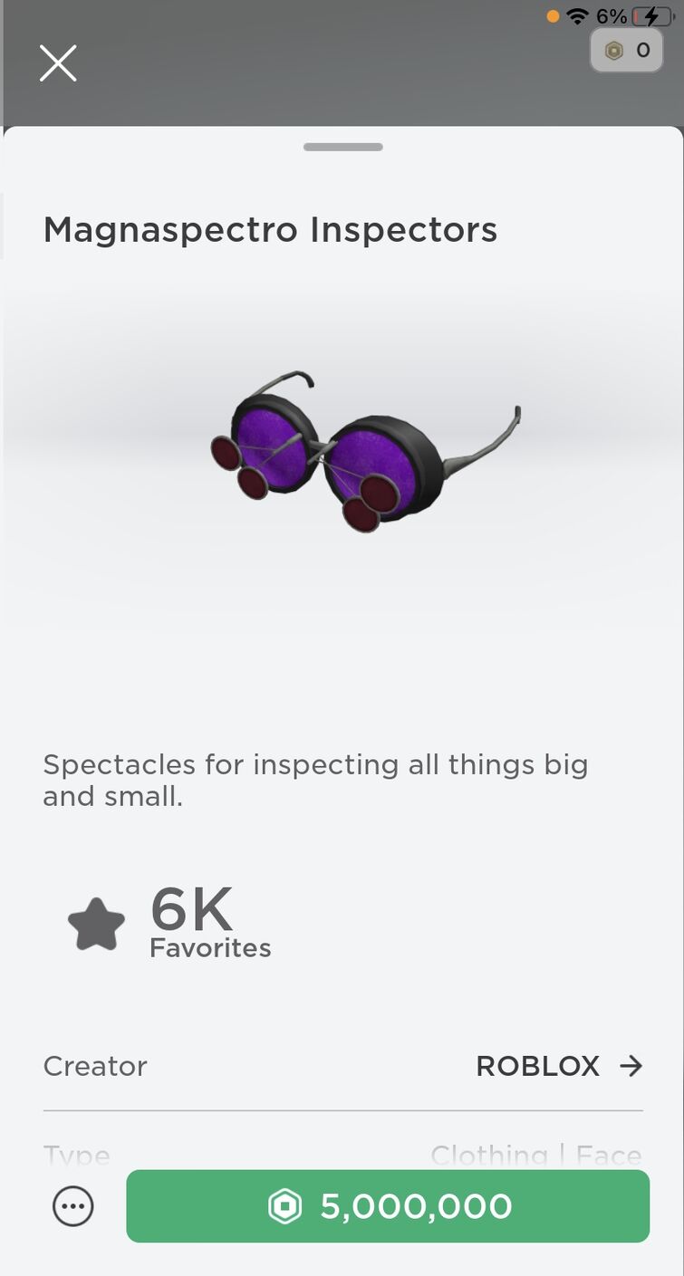 Who Would Pay This Much Robux For These Glasses It S 5 Million Robux Fandom - give me a million robux
