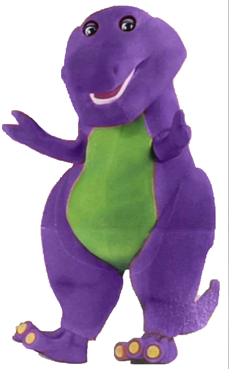 What Barney in the first three BYG videos would look like if they color ...