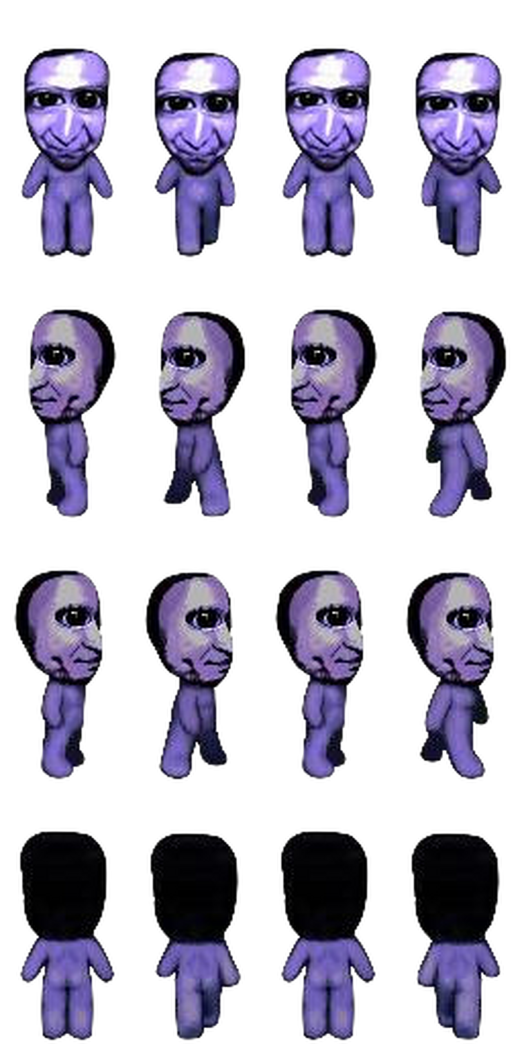 Ао они. Ao Oni спрайты. Ao Oni игра. Ao Oni персонажи. Ao Oni Sprite Sheet.