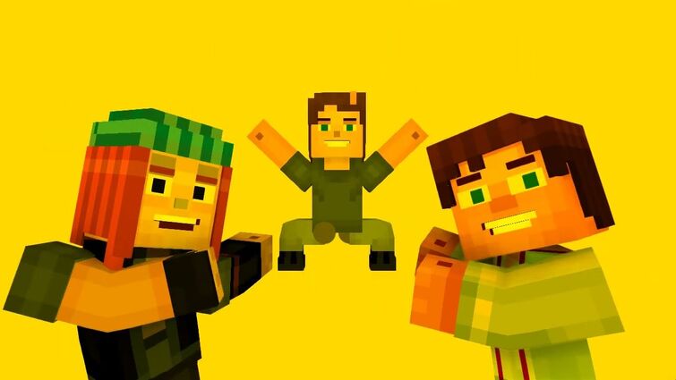 Bling Bang Bang Born (Minecraft Story Mode Animation)