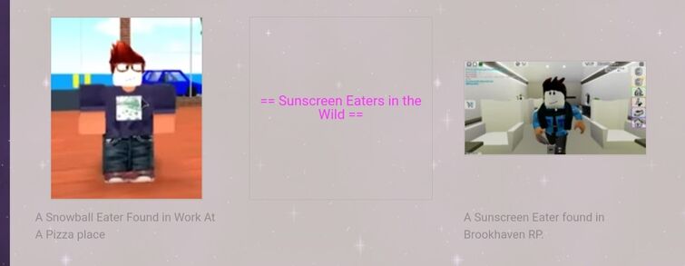 Discuss Everything About Albertsstuff Wiki Fandom - sunscreen eater roblox