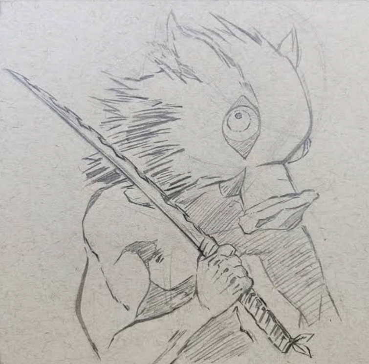 Drawing INOSUKE HASHIBIRA  Kimetsu no Yaiba [Demon Slayer] 