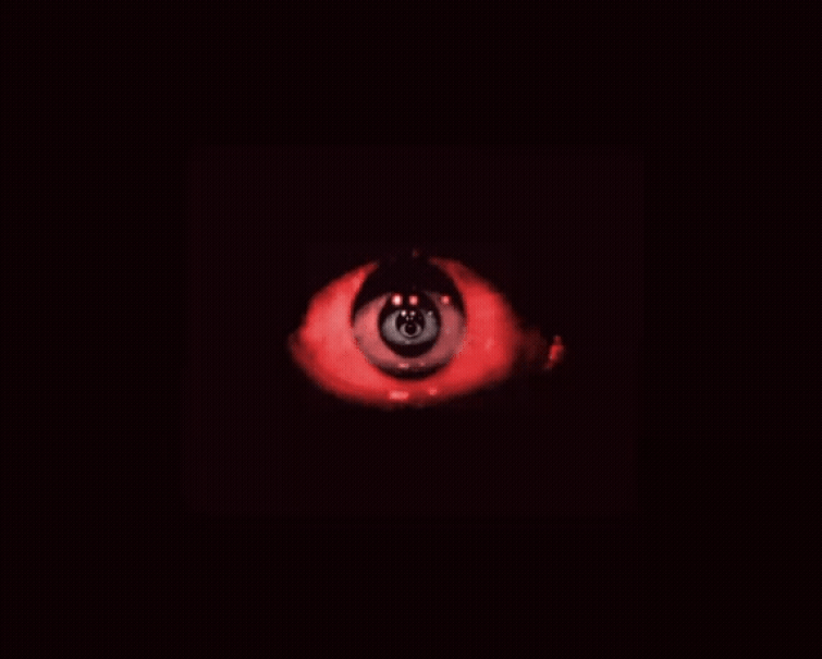 creepy eyeball gif