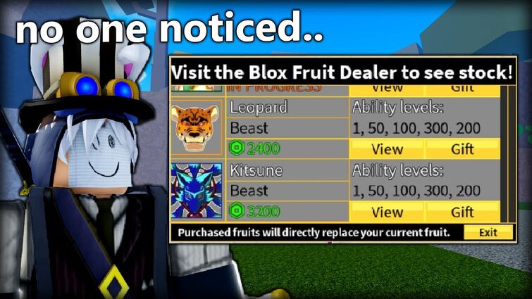 GUYS why the hell are my perm fruit prices lower on my alt (lv 