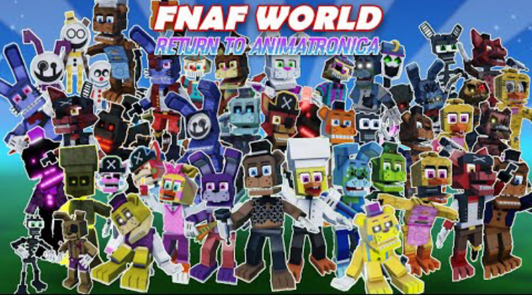 Fnaf World set - Roblox