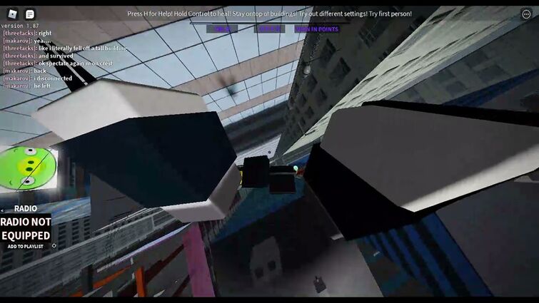I Fell Off Of Vertigo And Survived Fandom - vertigo tower roblox parkour