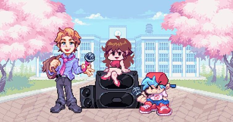 Did you know that Pixel BF has an Unused peace sign sprite? | Fandom