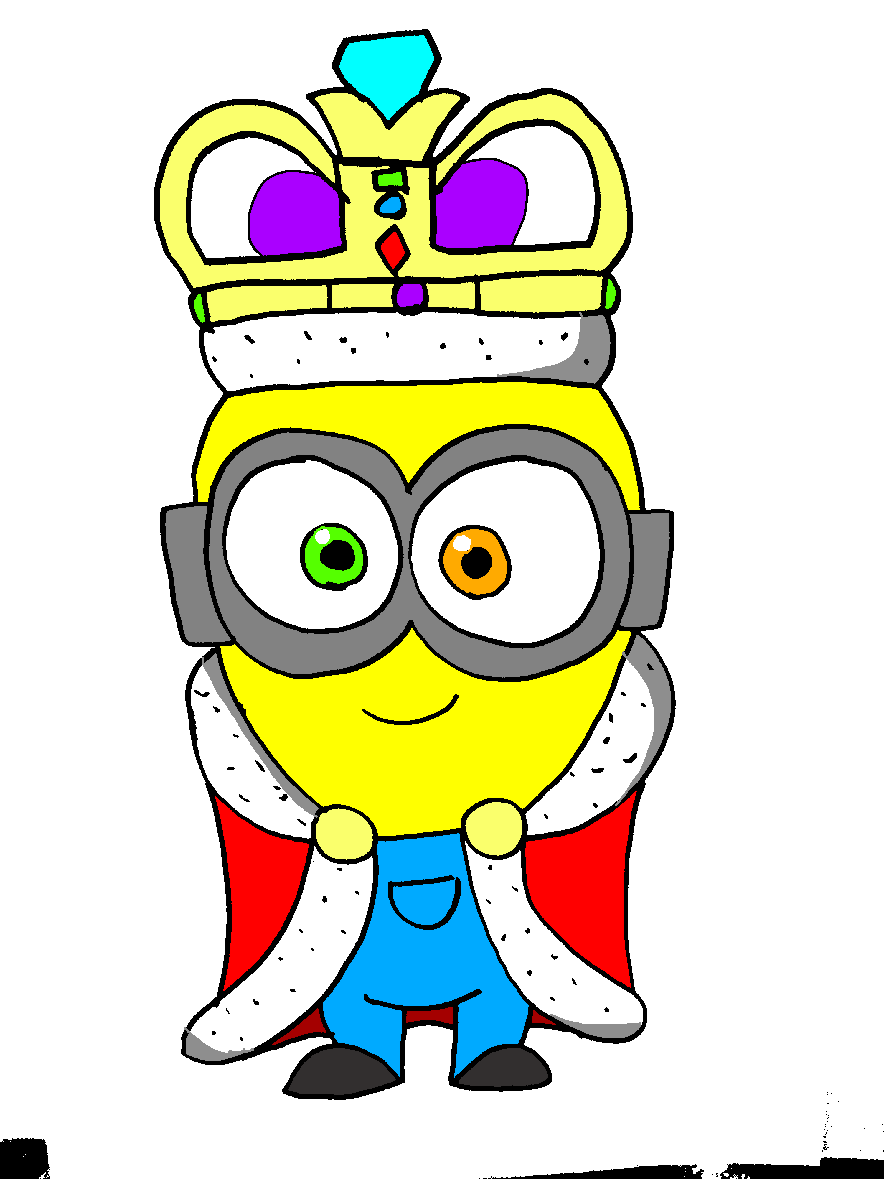 My digital drawing of King Bob | Fandom