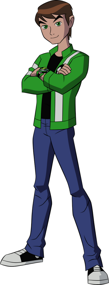 Ben from Ben 10: Omniverse in the artstyle of Ultimate Alien