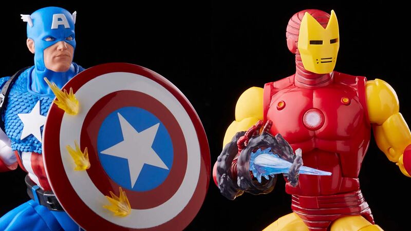 Avengers Age of Ultron IRON MAN Captain America Vintage Retro Figur Figure toys 