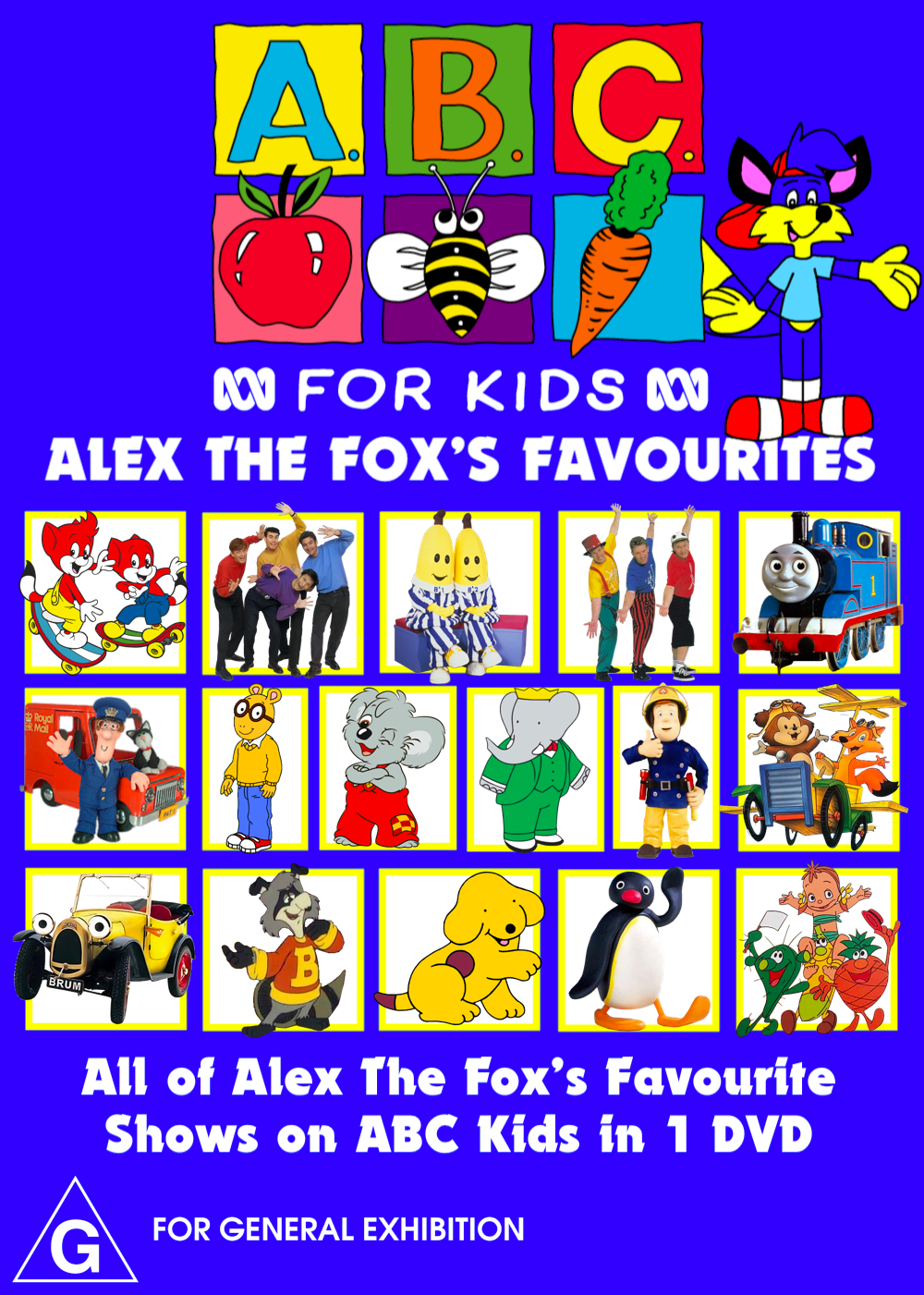 ABC For Kids - Alex The Fox's Favourites 1-6 DVDs | Fandom