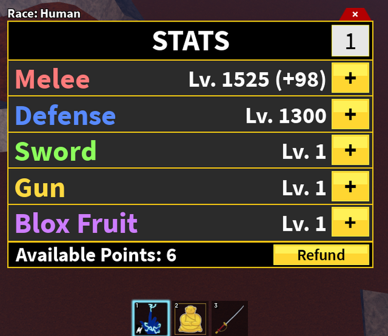 Stats, Blox Fruits Wiki