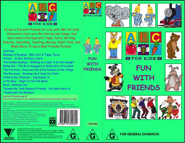ABC For Kids Fun With Friends VHS Fandom