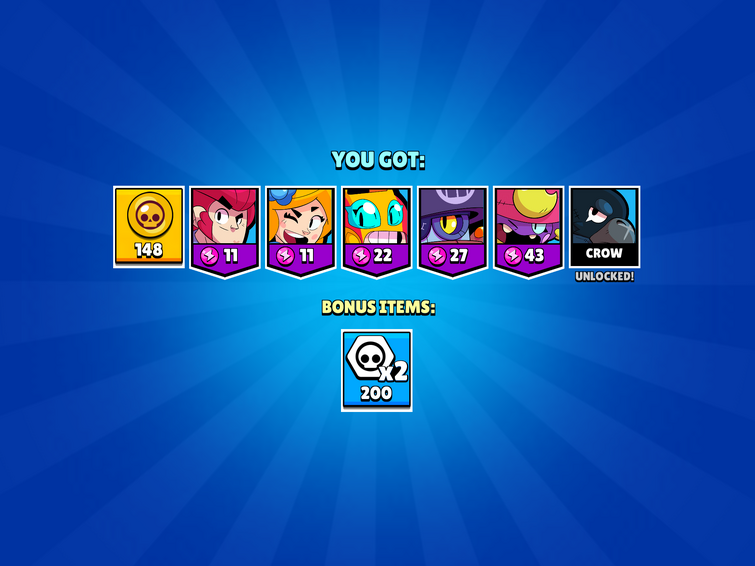 I Got Crow From A Random Mega Box Fandom - brawl stars corw box