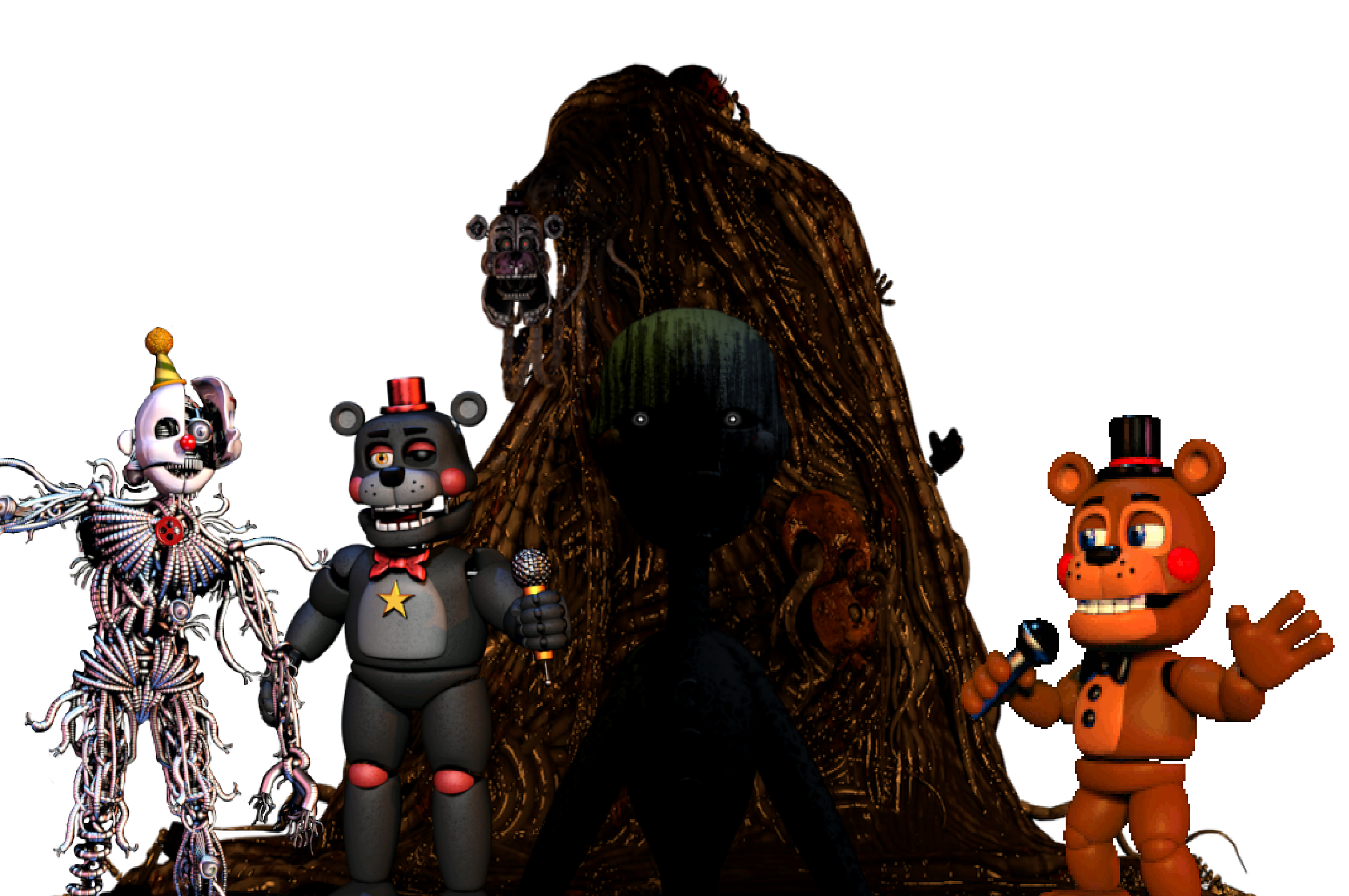 SOMETHING IS HORRIFYINGLY WRONG WITH THE FNAF 2 ANIMATRONICS..