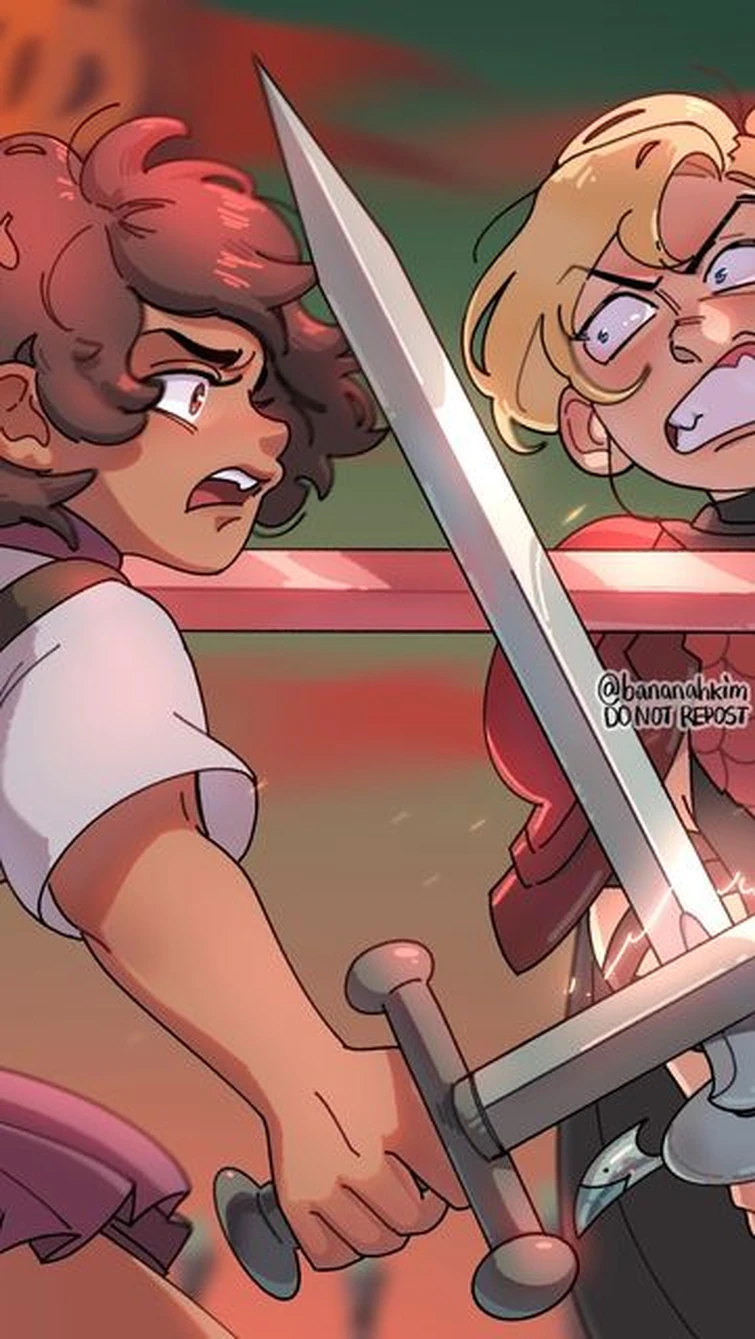 Nah on Instagram: "First reel!! Comments appreciated. . . . #amphibia #amphibiafanart #sashanne #sashawaybright #anneboonchuy #amphibiasasha #amphibiaanne #nahnahbananakim"