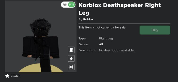 Is Buying The Korblox Deathspeaker Worth It? 