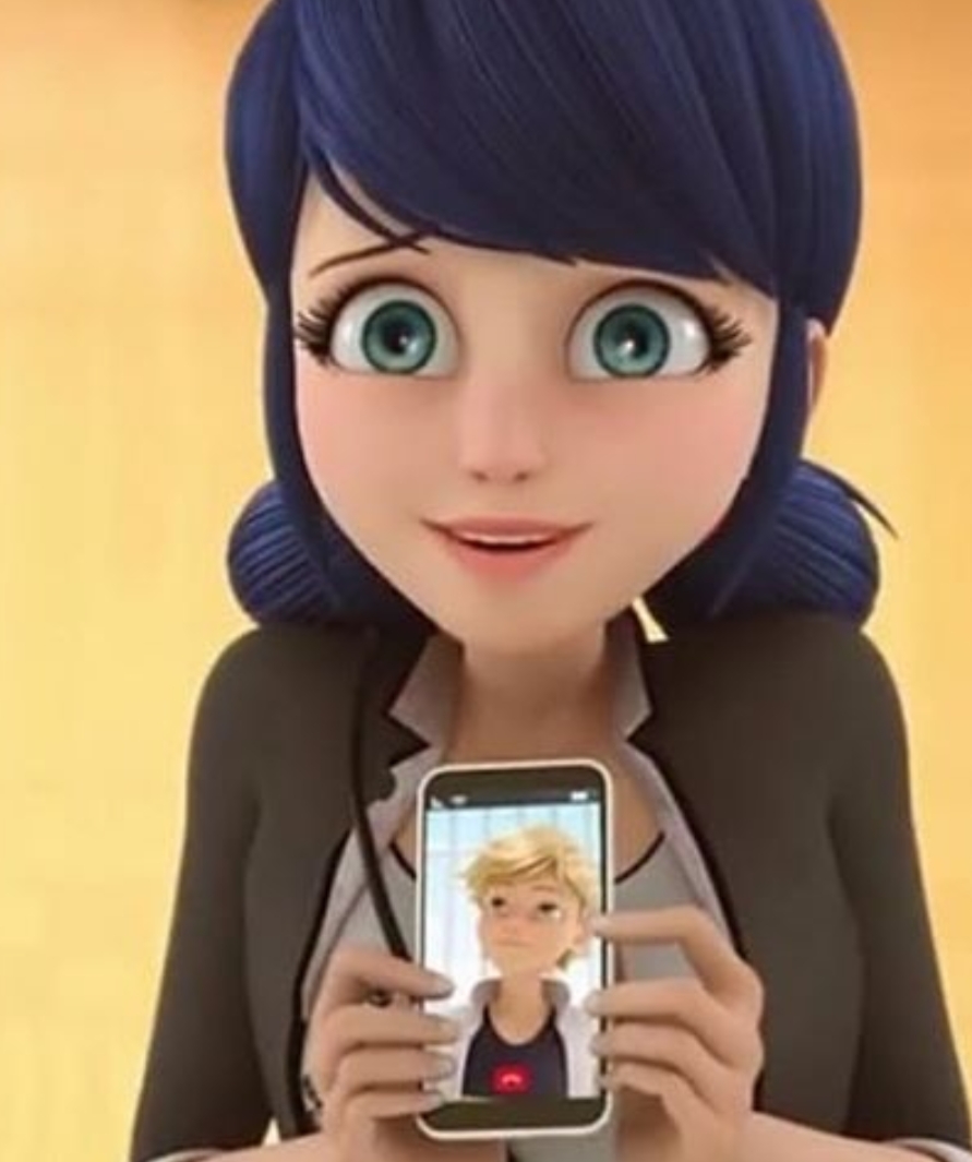 Look at adorable Adrien looking up at Marinette | Fandom