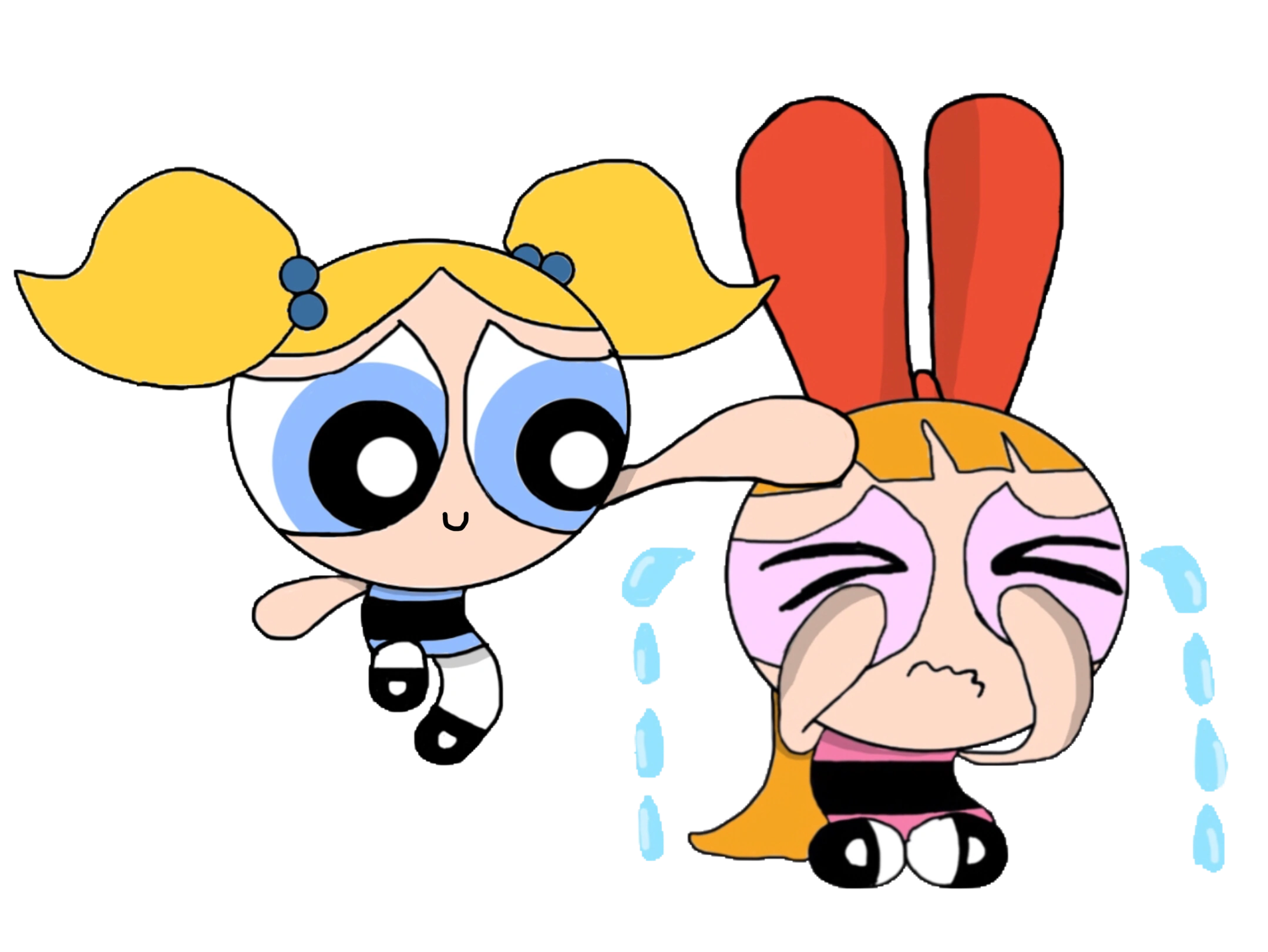 Bubbles comforts Blossom Fandom