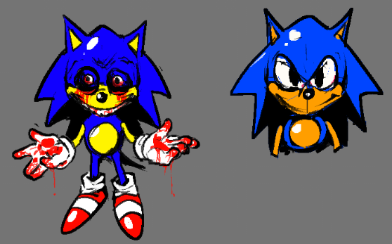 SONIC.EXE [Jack Gore style] in 2023  Art reference photos, Scary art, Sonic  fan art