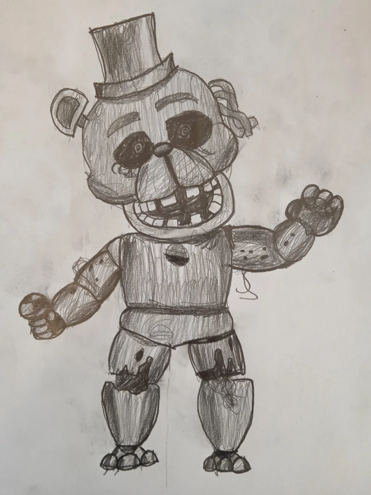 My sketch of Phantom Freddy Fandom