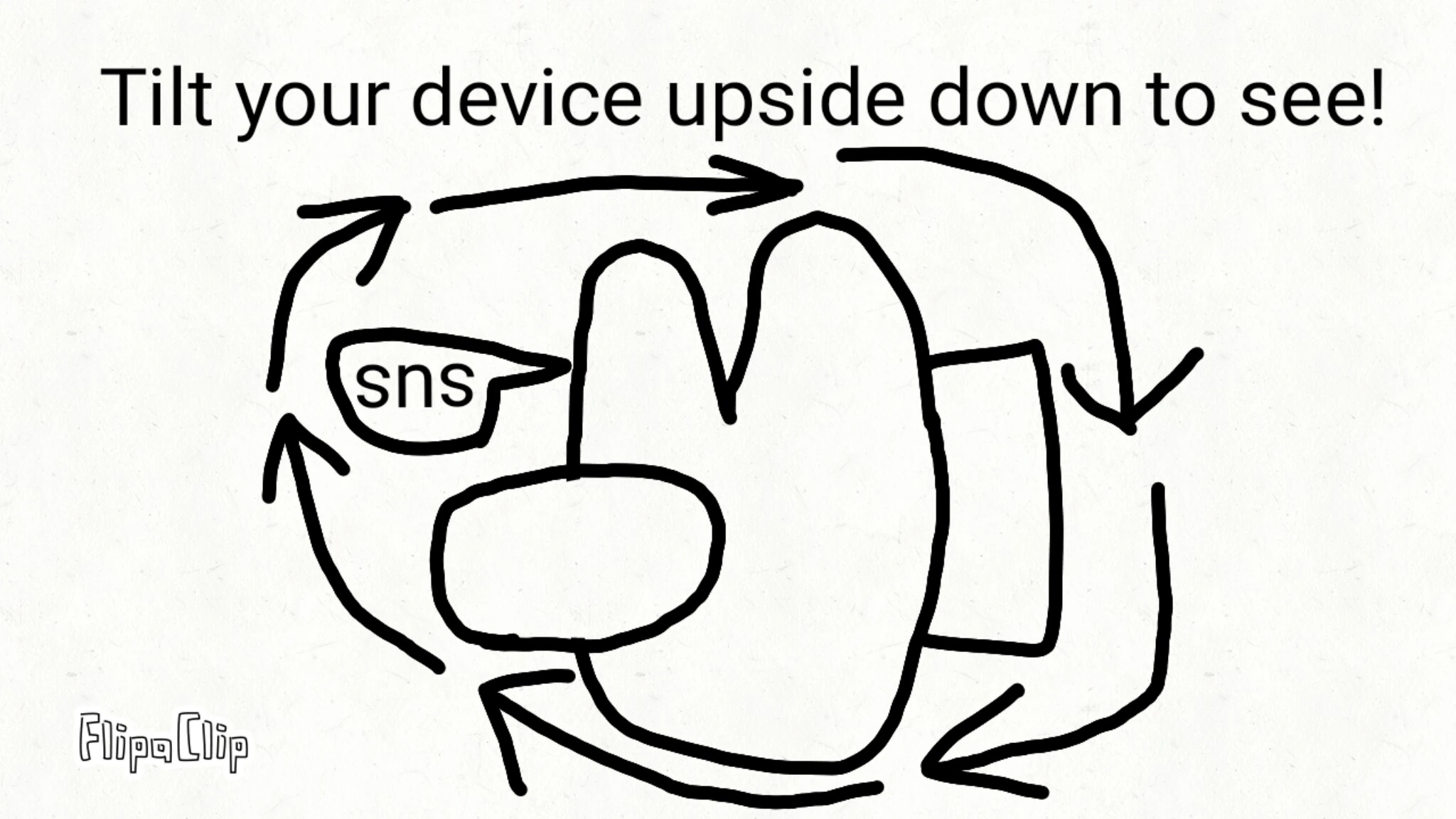 Tilt your device upside down! Fandom