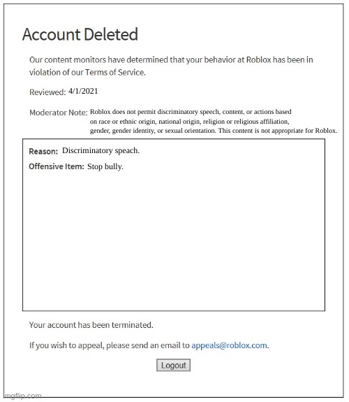 proof that roblox moderation is not that good - Imgflip